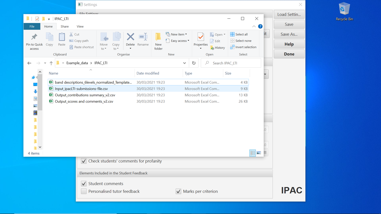 IPAC software - Overview and Quick Run