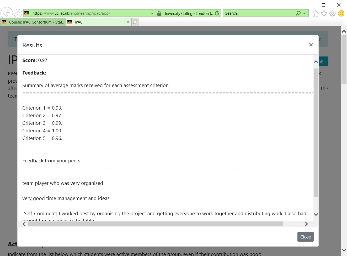 Questionnaire with results pt2